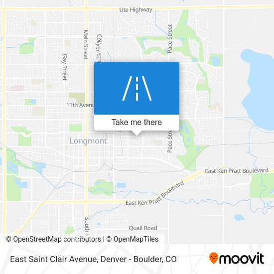 Mapa de East Saint Clair Avenue