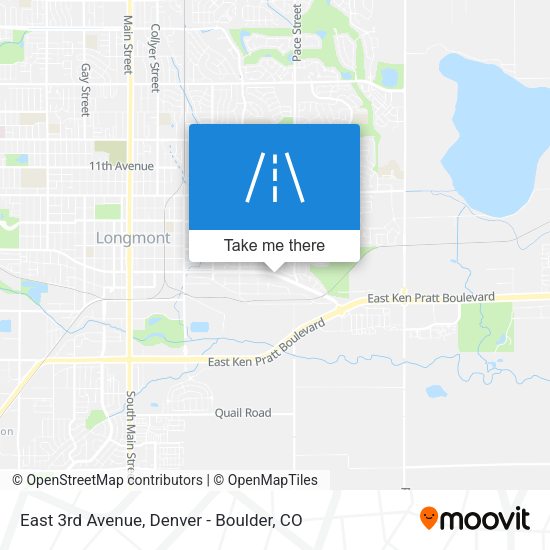 Mapa de East 3rd Avenue