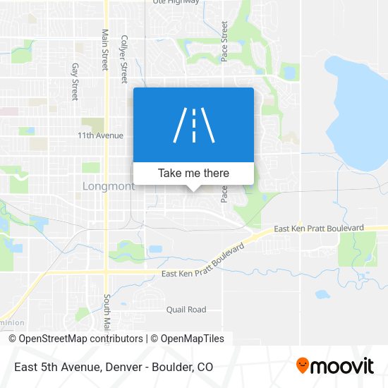 Mapa de East 5th Avenue