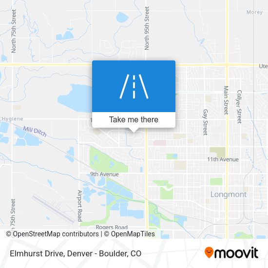 Mapa de Elmhurst Drive