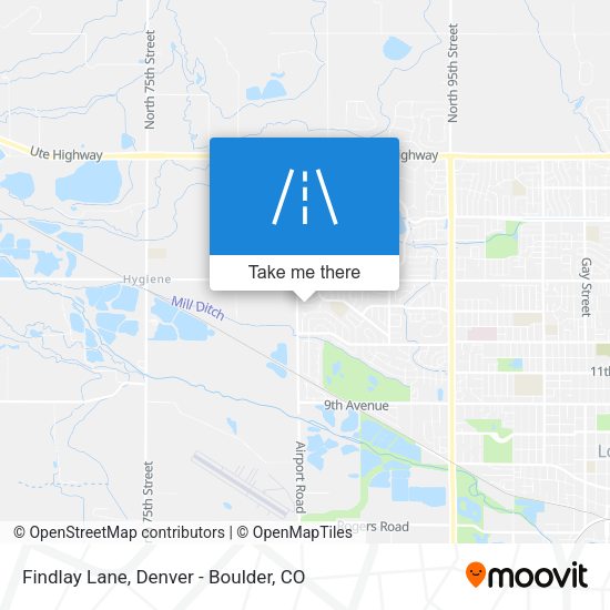 Findlay Lane map