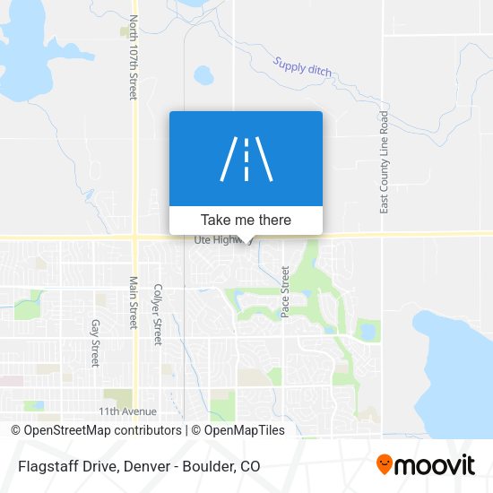 Flagstaff Drive map
