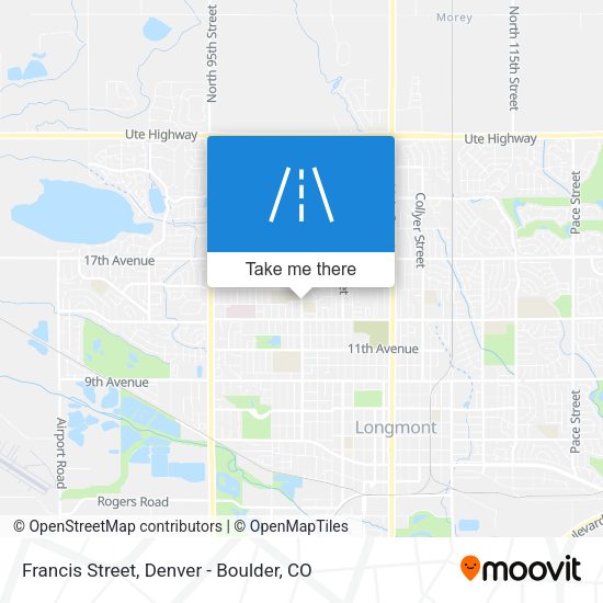 Francis Street map