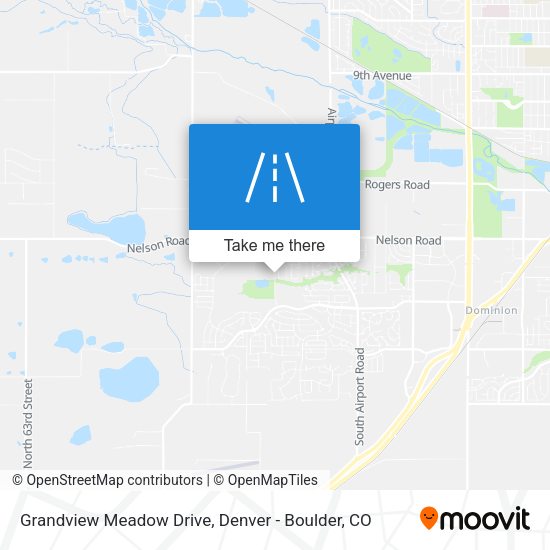 Mapa de Grandview Meadow Drive