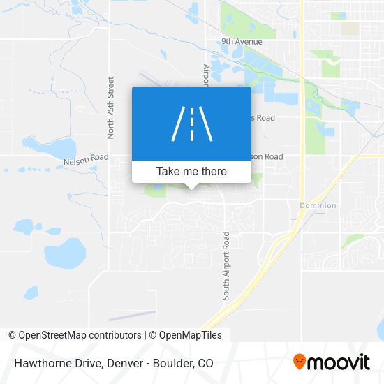 Hawthorne Drive map