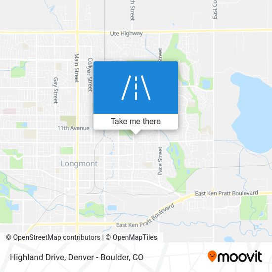 Highland Drive map