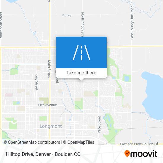 Mapa de Hilltop Drive