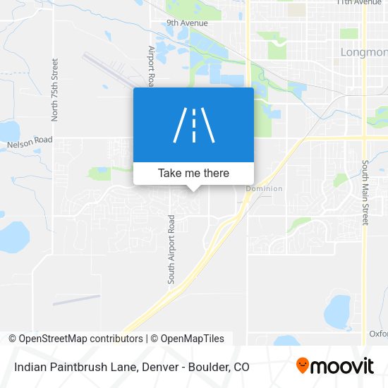 Mapa de Indian Paintbrush Lane