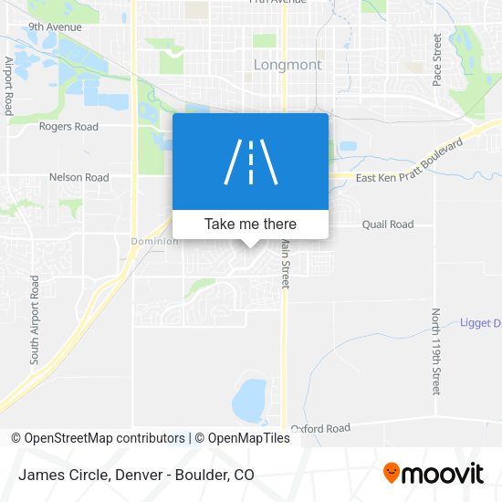 James Circle map