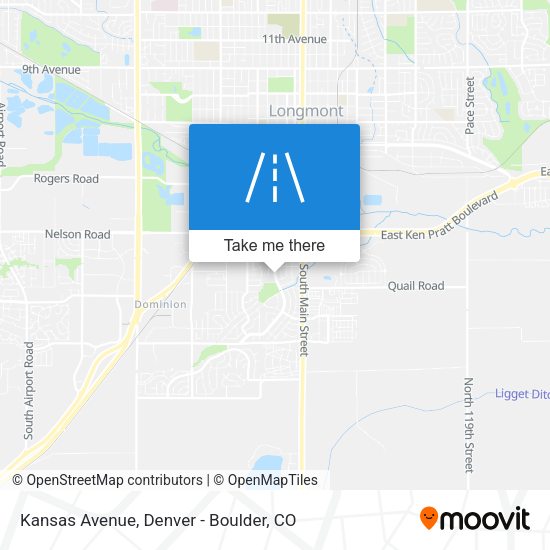 Mapa de Kansas Avenue