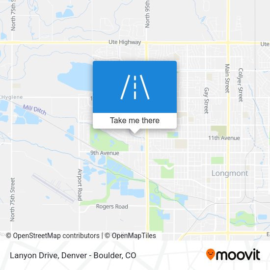 Mapa de Lanyon Drive