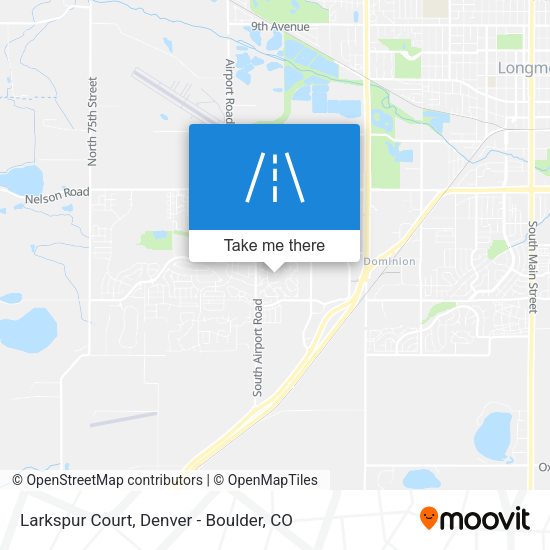 Larkspur Court map