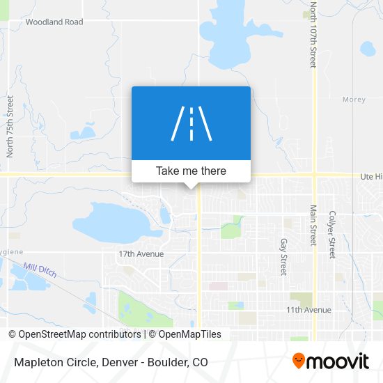 Mapa de Mapleton Circle