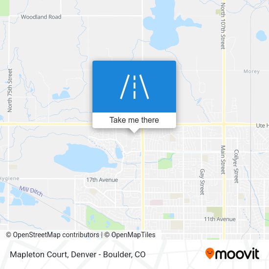 Mapa de Mapleton Court