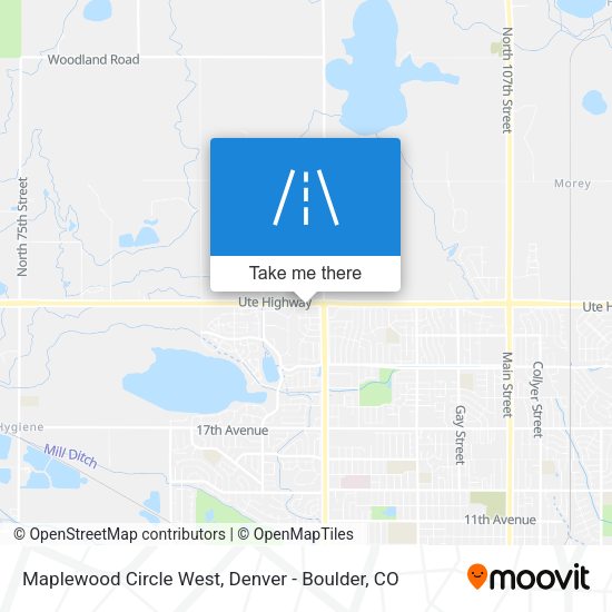 Mapa de Maplewood Circle West