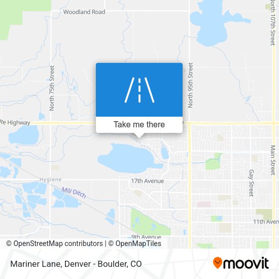 Mariner Lane map