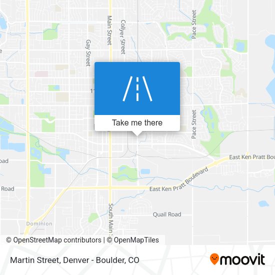 Martin Street map