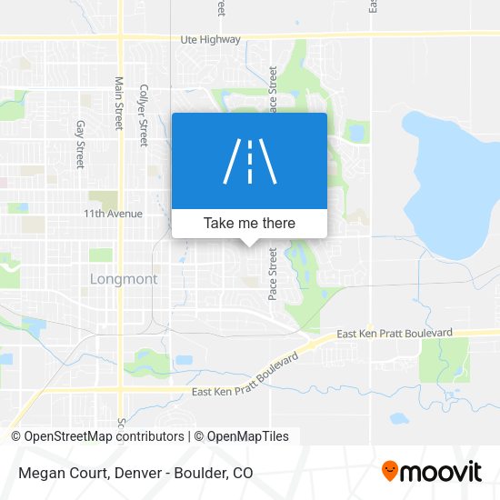 Mapa de Megan Court