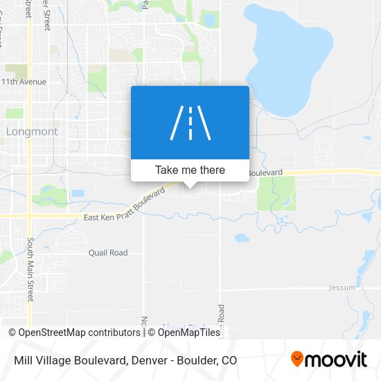 Mill Village Boulevard map