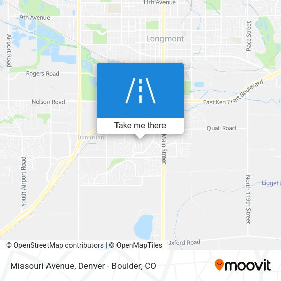 Missouri Avenue map