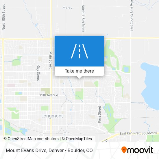 Mapa de Mount Evans Drive