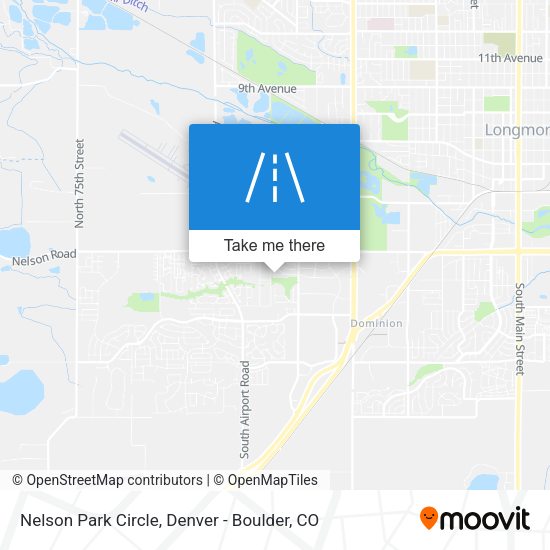 Mapa de Nelson Park Circle