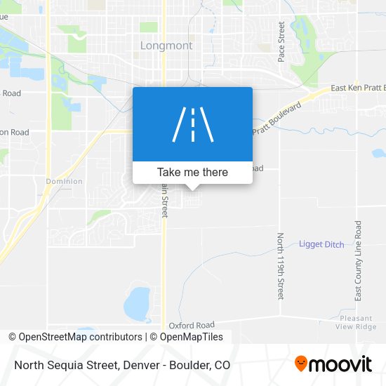 North Sequia Street map