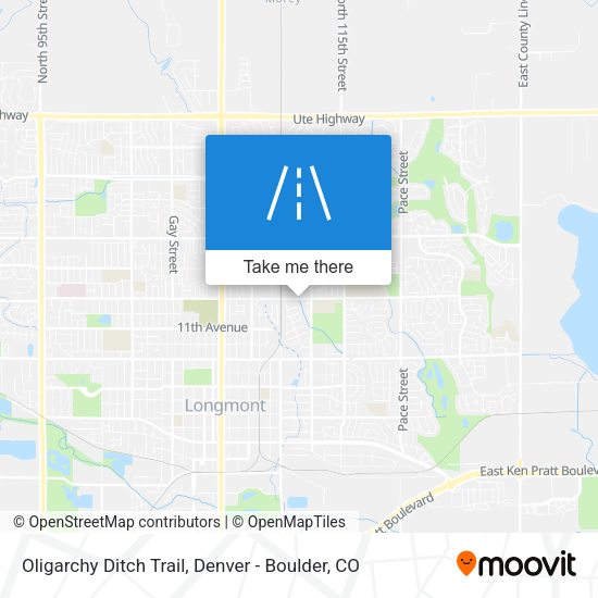 Oligarchy Ditch Trail map