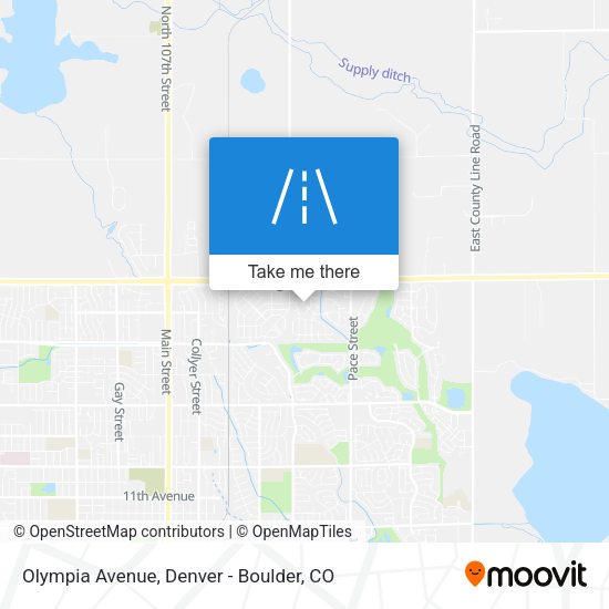 Mapa de Olympia Avenue