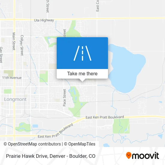 Prairie Hawk Drive map