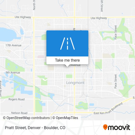 Mapa de Pratt Street