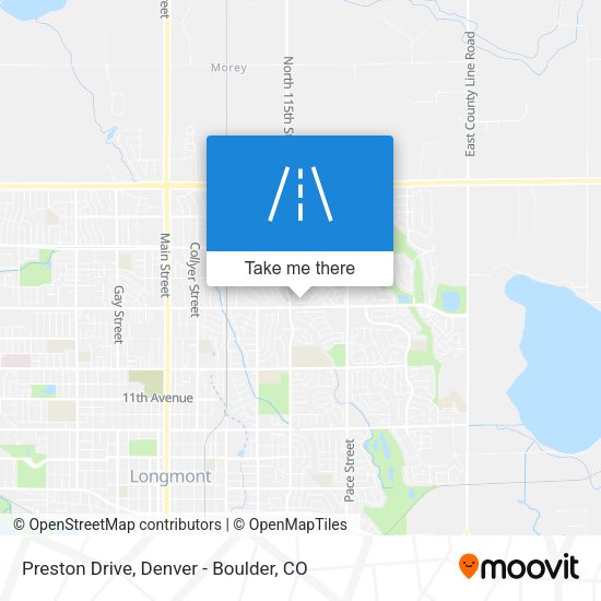 Mapa de Preston Drive