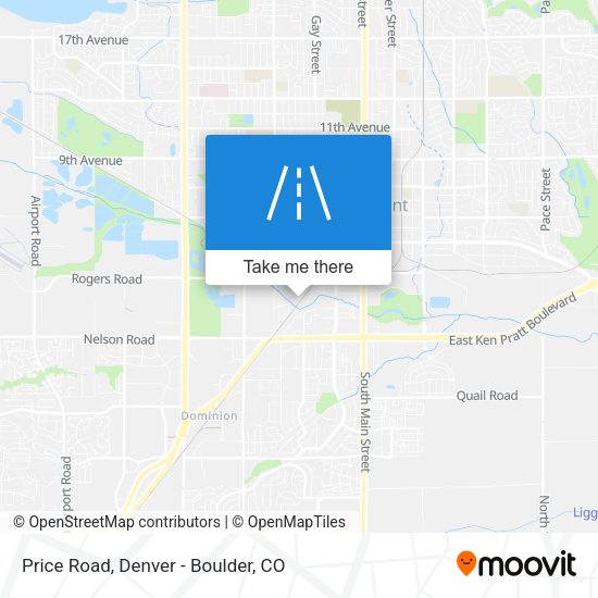Mapa de Price Road