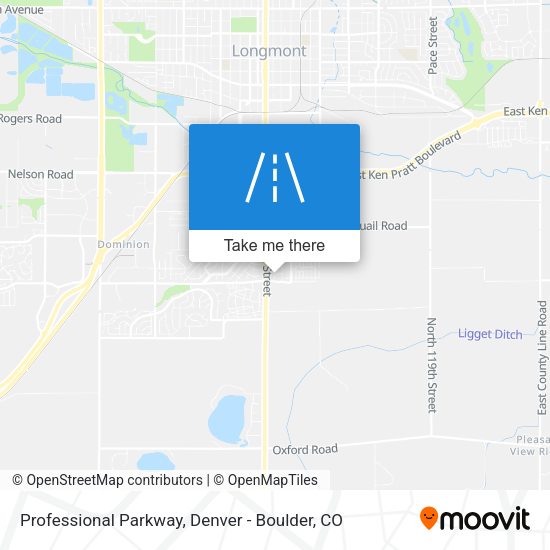 Mapa de Professional Parkway