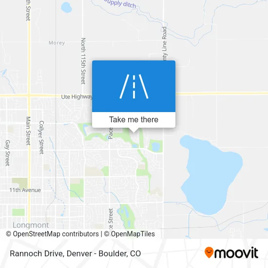 Rannoch Drive map