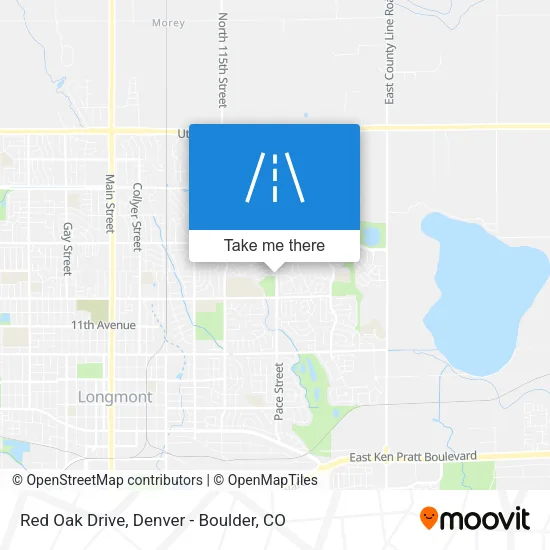 Red Oak Drive map