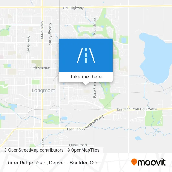 Rider Ridge Road map