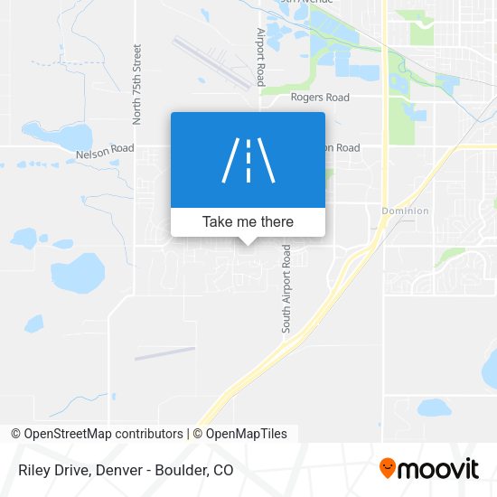 Mapa de Riley Drive