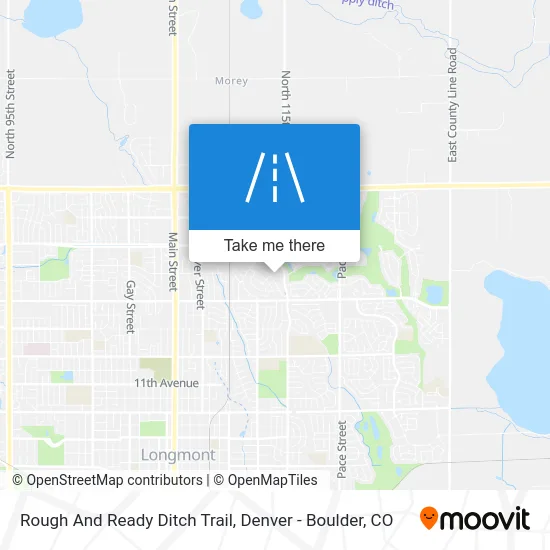 Rough And Ready Ditch Trail map