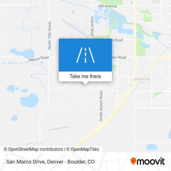 Mapa de San Marco Drive