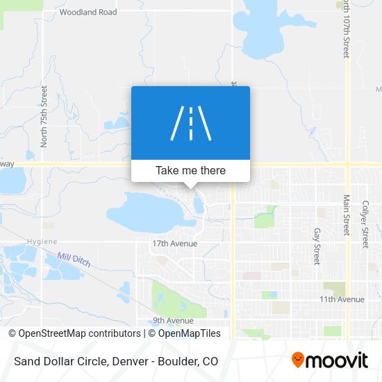 Mapa de Sand Dollar Circle