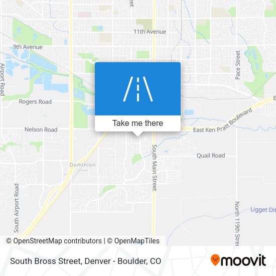 South Bross Street map