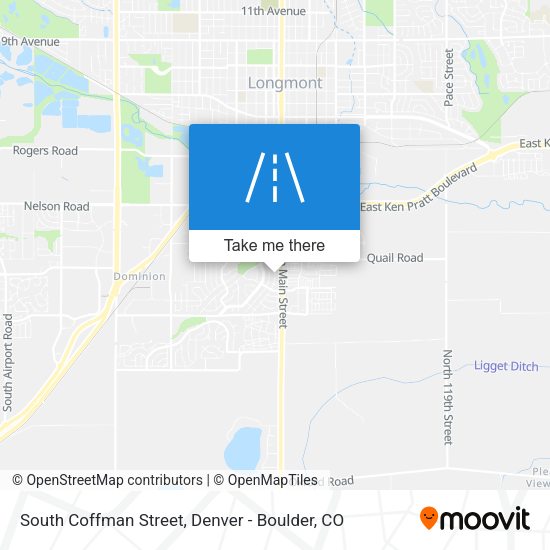 South Coffman Street map