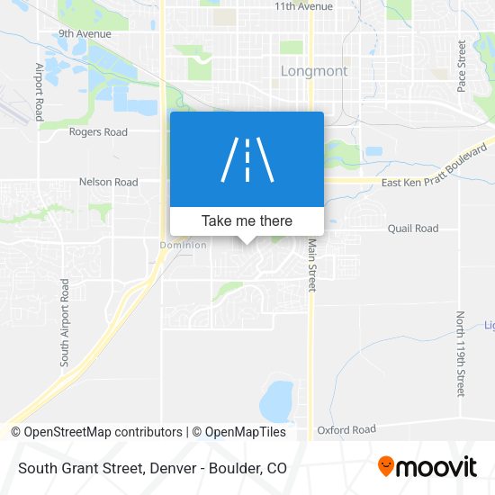 South Grant Street map