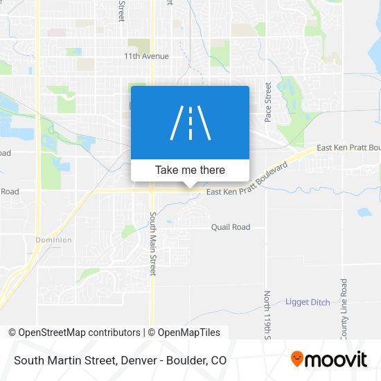 South Martin Street map