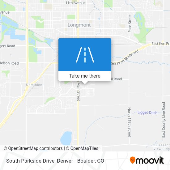 South Parkside Drive map