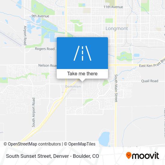 South Sunset Street map