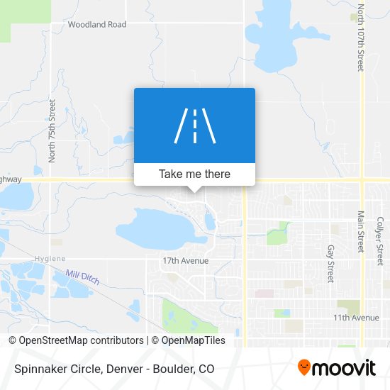Spinnaker Circle map