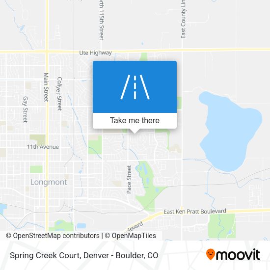 Mapa de Spring Creek Court