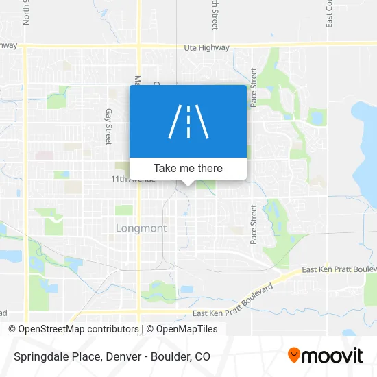 Springdale Place map